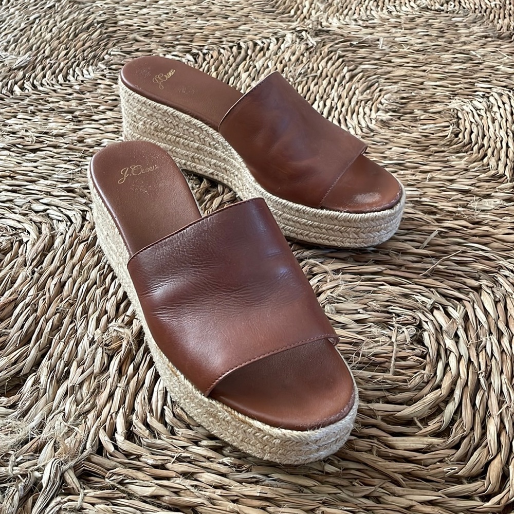 J. Crew platform slides